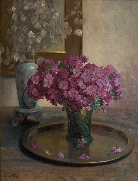 Georges Jansoone Still life with flowers France oil painting art